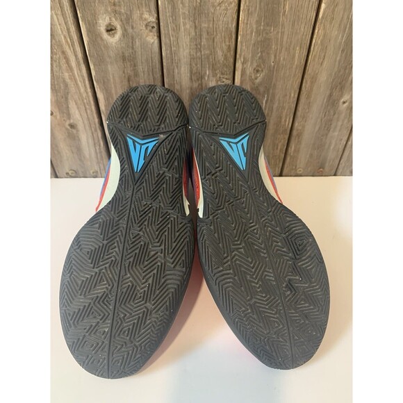 NIKE JA 1 USED SIZE 8.5 JA MORANT FUEL EMBER GLOW BLUE LIGHTNING DR8785 800 - Picture 7 of 11